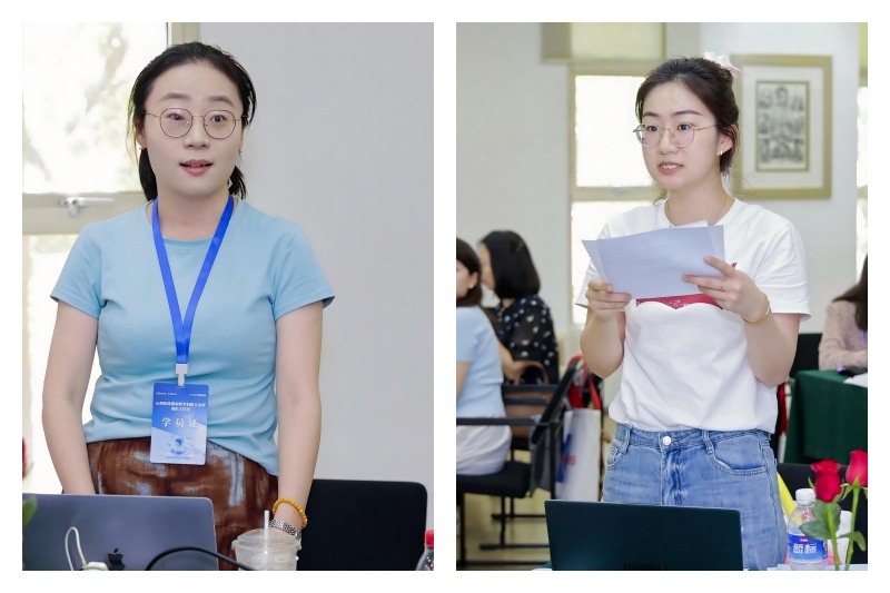 图为许睿婧和洪婷汇报.jpg