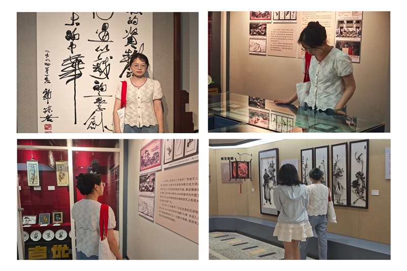 图为参观铁画博物馆.jpg 图为参观铁画博物馆.jpg